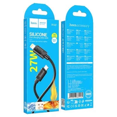 HOCO USB X122 TYPE-C TO IOS Սև