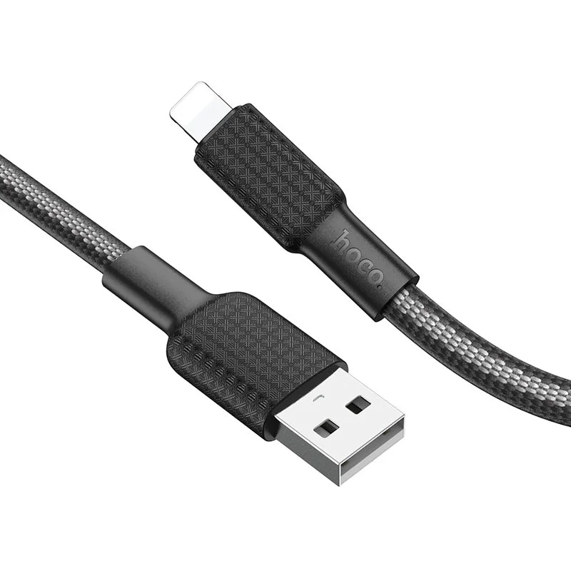 HOCO USB X69 IOS Սև-ՍՊԻՏԱԿ 3