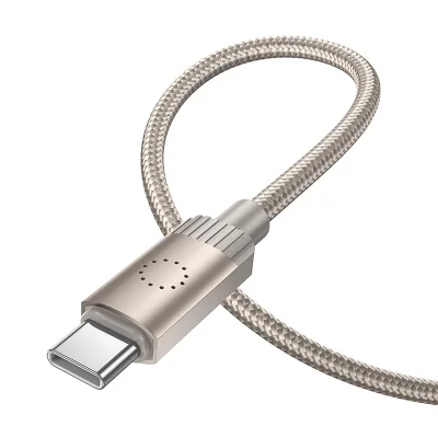 HOCO USB X117 TYPE-C TO TYPE-C Ոսկեգույն 60W 3