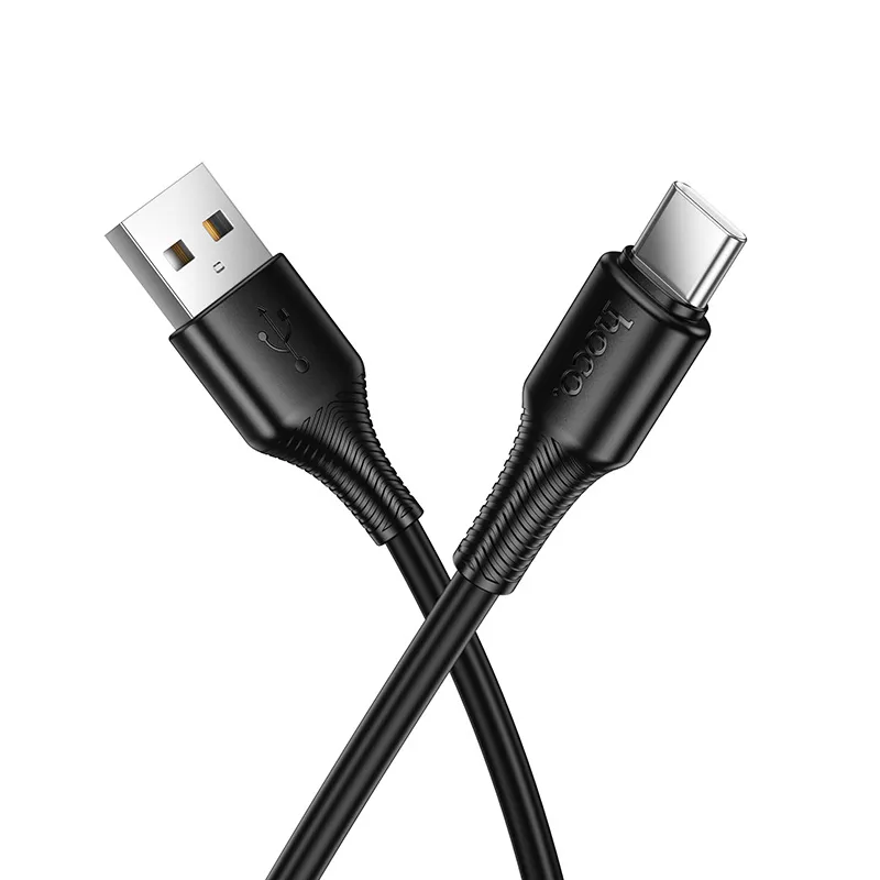 HOCO X120 USB-ից Type-C լիցքավորման մալուխ Սև 2