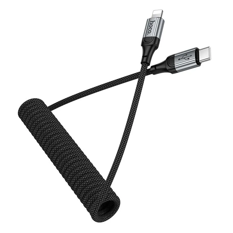 HOCO USB X121 TYPE-C TO IOS Սև 3