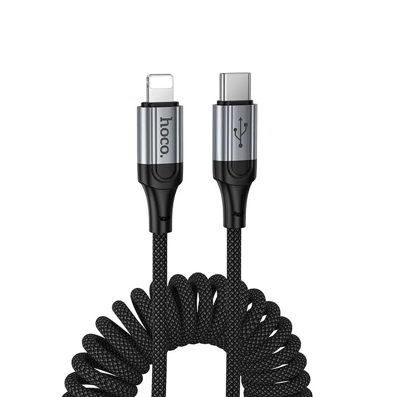 HOCO USB X121 TYPE-C TO IOS Սև 2