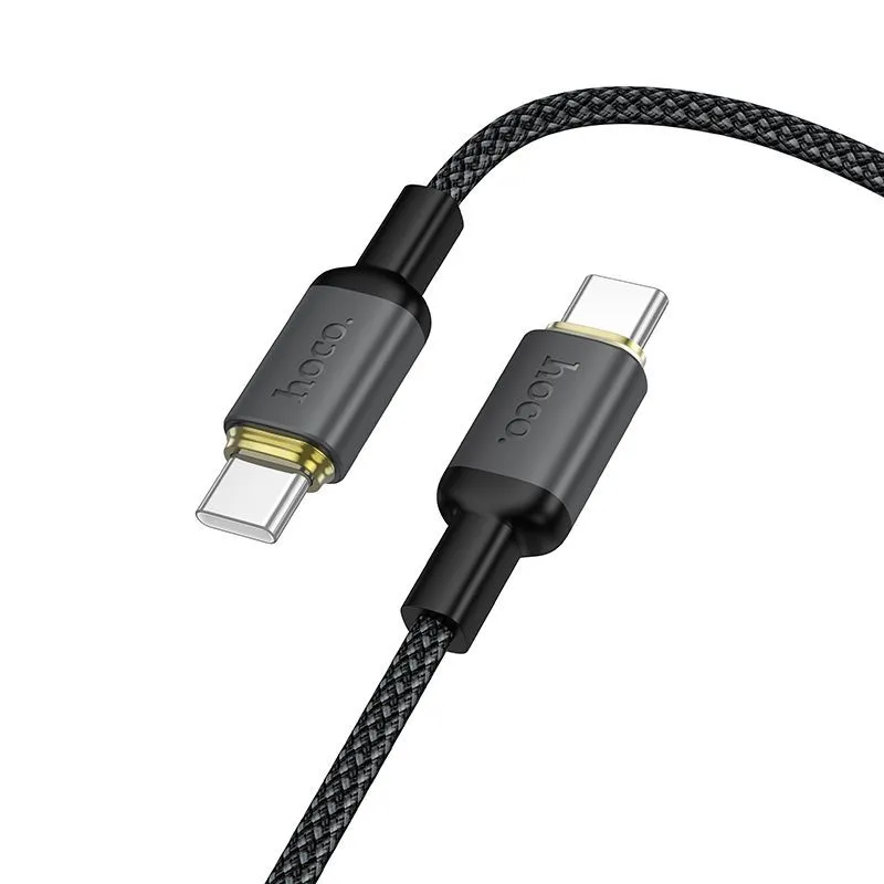 HOCO USB X128 TYPE-C TO TYPE-C 60W Սև 2