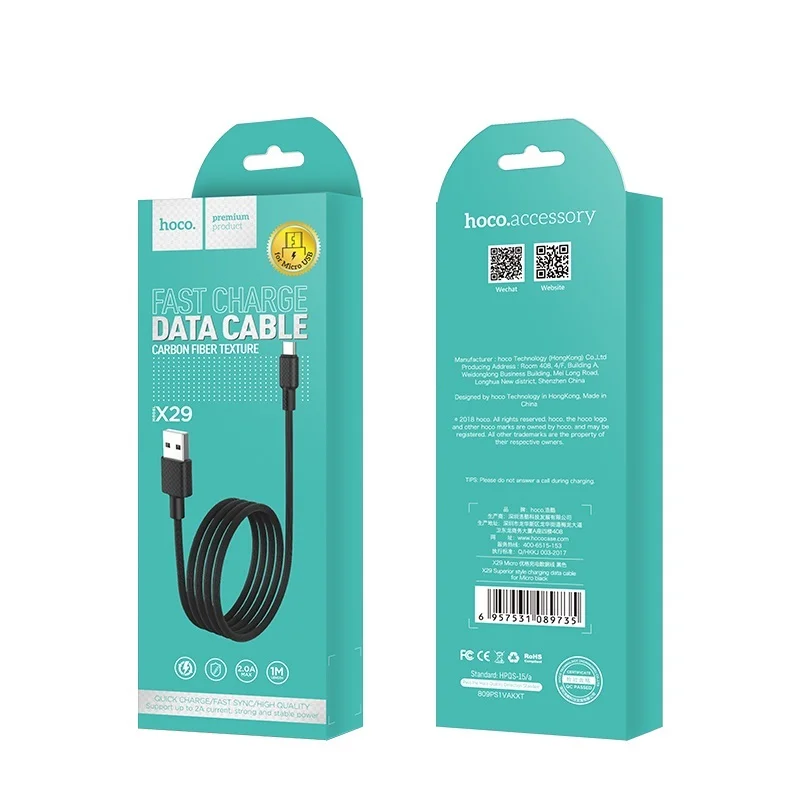 HOCO USB X29 MICRO Սև