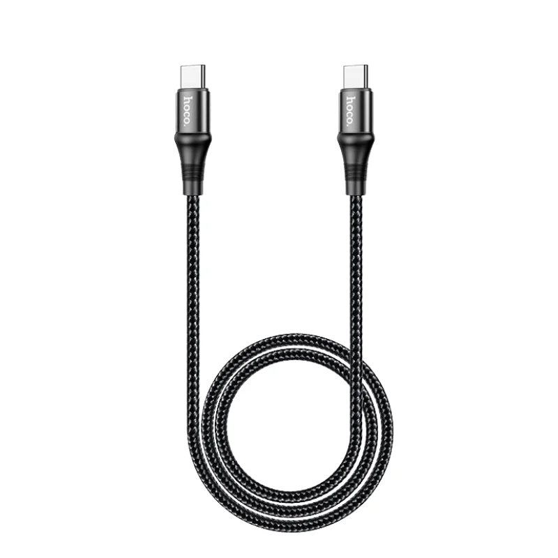 HOCO USB X50 TYPE-C TO TYPE-C 1M Սև 3