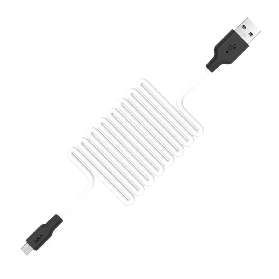 Լիցքավորման Լար Micro-USB | HOCO X21 Plus-սպիտակ-2մ 2