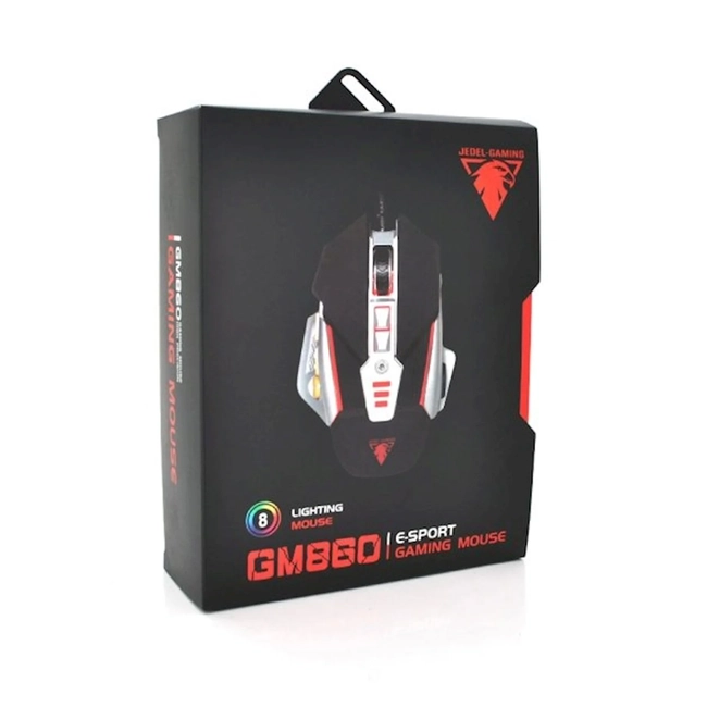JEDEL GM860 RGB Խաղային մկնիկ (Սև)
