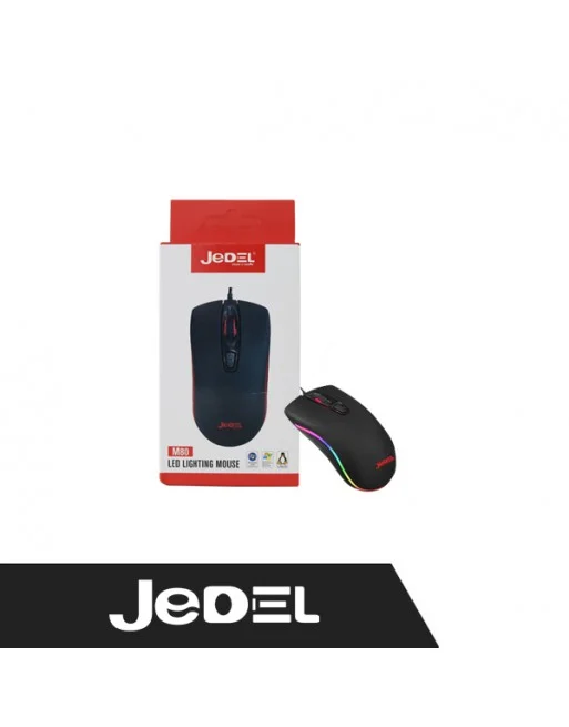 JEDEL M80 LED Օպտիկական լարով մկնիկ (Սև) 3