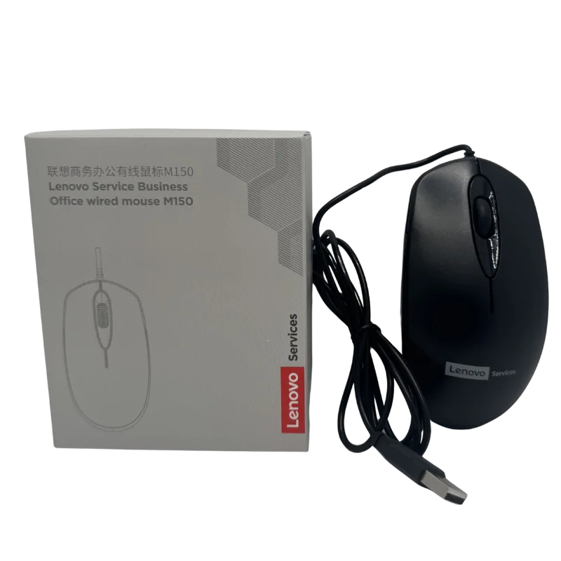 Lenovo M150 Լարային օպտիկական մկնիկ (Սև)