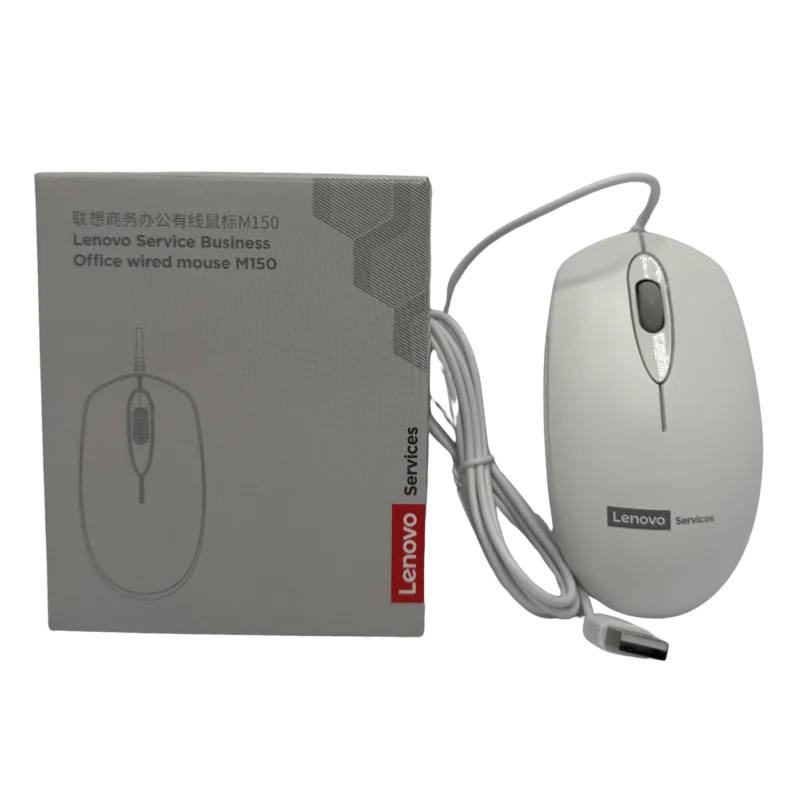 Lenovo M150 Լարային օպտիկական մկնիկ (Սպիտակ)