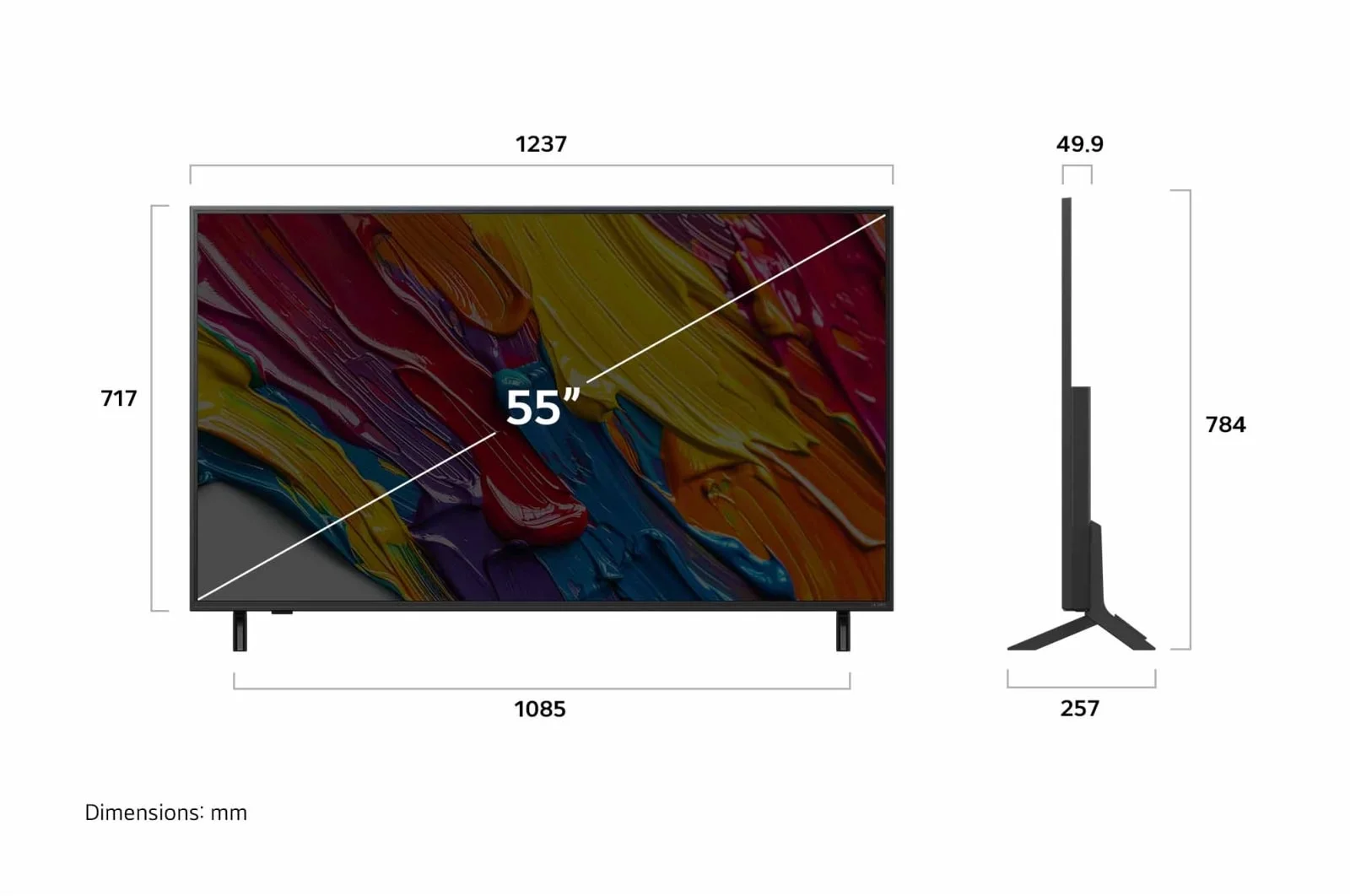 LG 55QNED82A6A Հեռուստացույց 2
