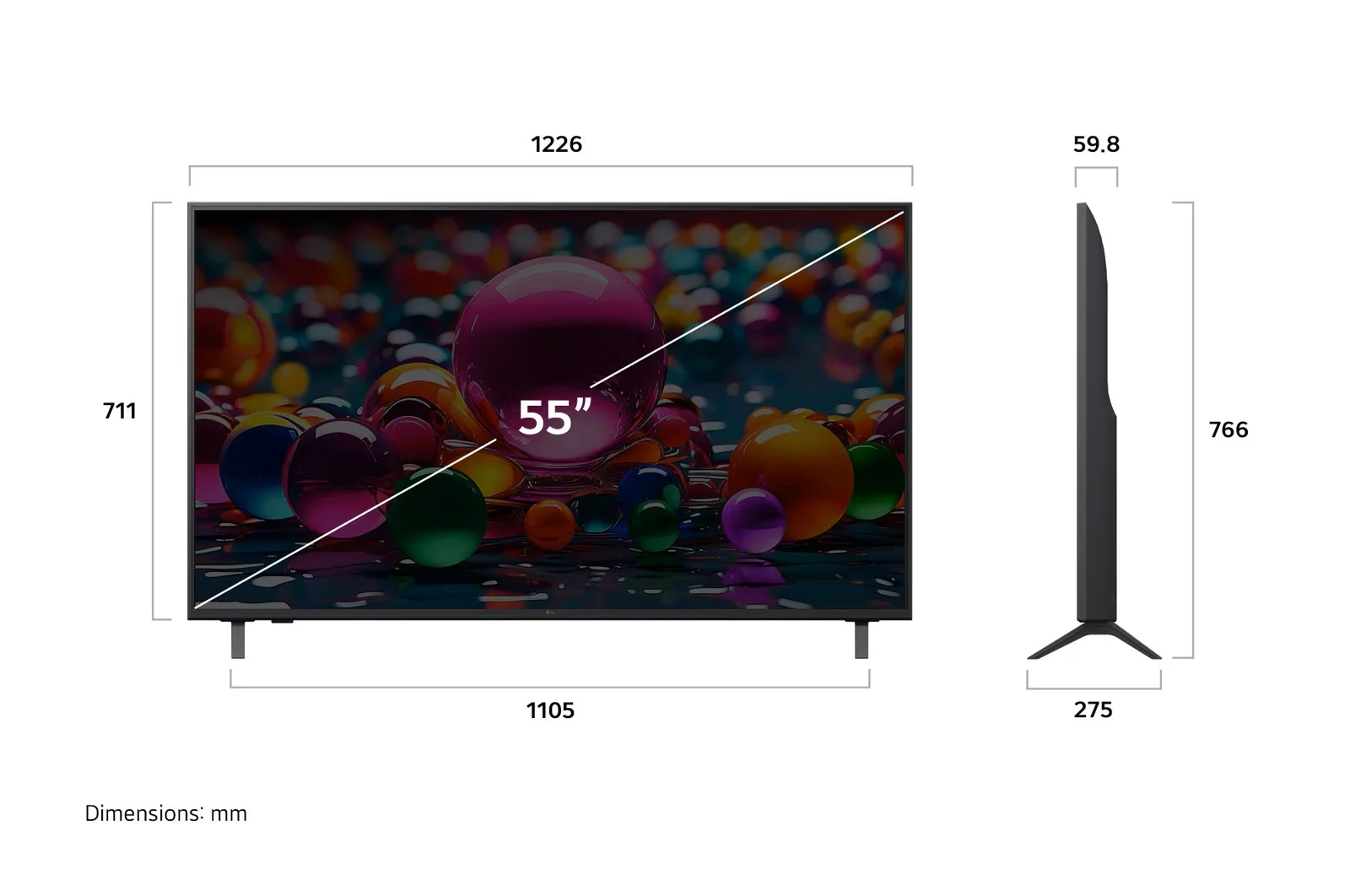 LG 55UA85006 Հեռուստացույց 2