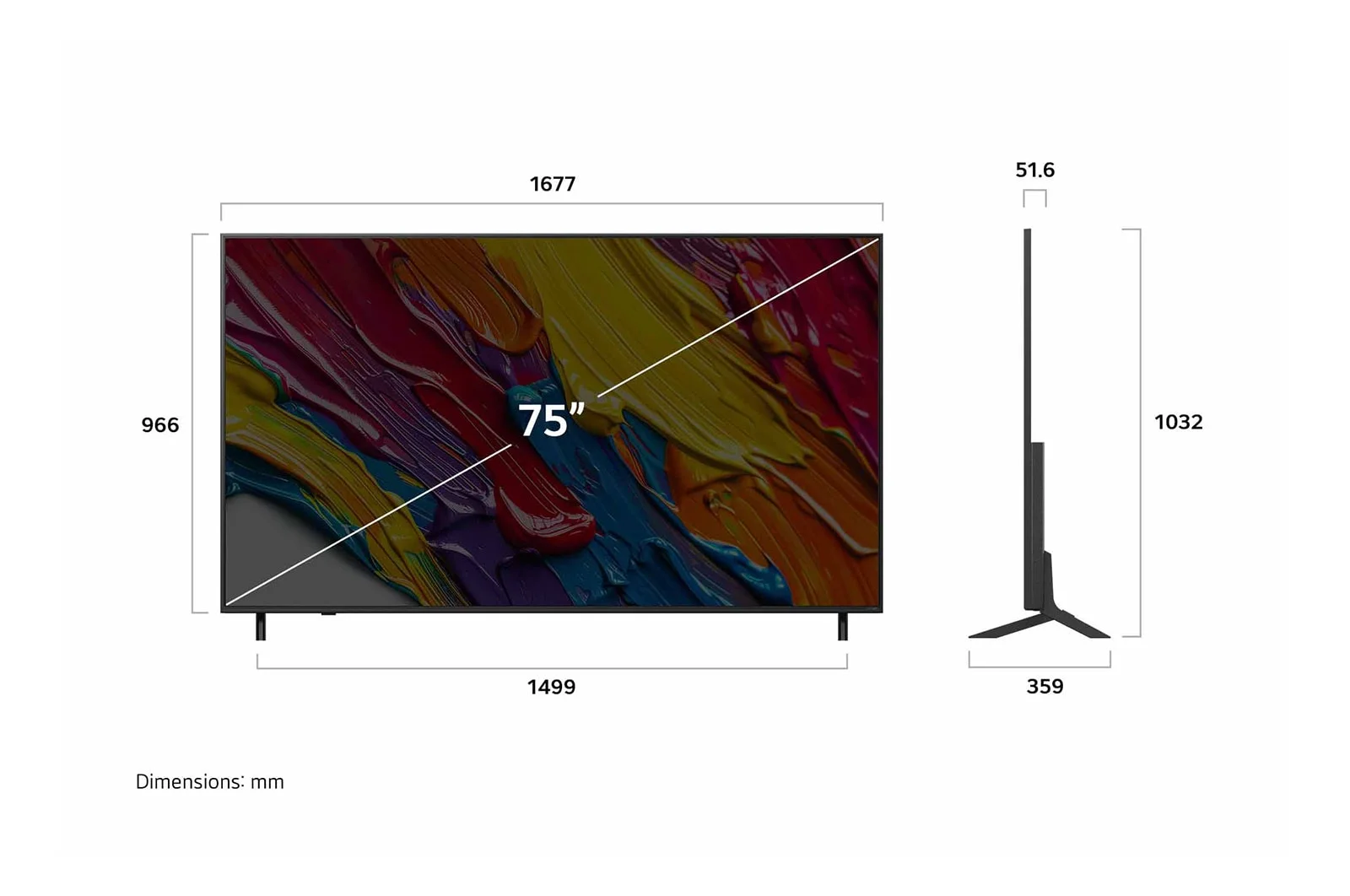 LG 75QNED82A6A Հեռուստացույց 2