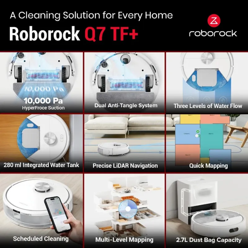 Roborock Q7 TF+ Ռոբոտ փոշեկուլ 3