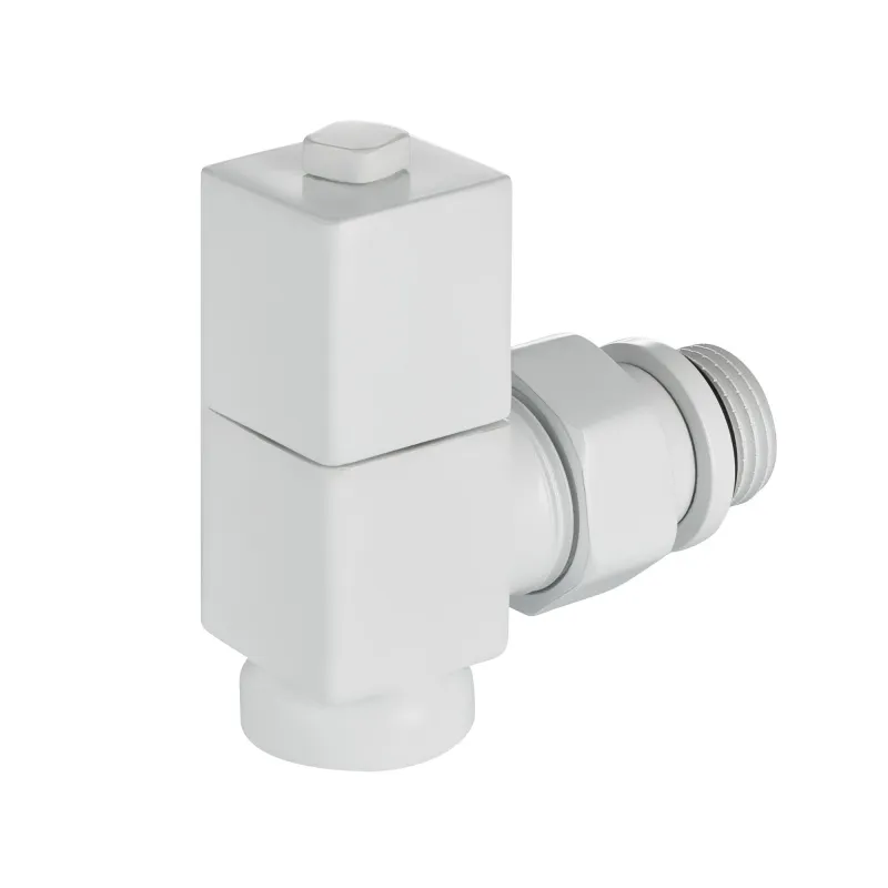 Royal Thermo CUBE Դիզայն-փականների հավաքածու, անկյունային, 1/2", սպիտակ 3