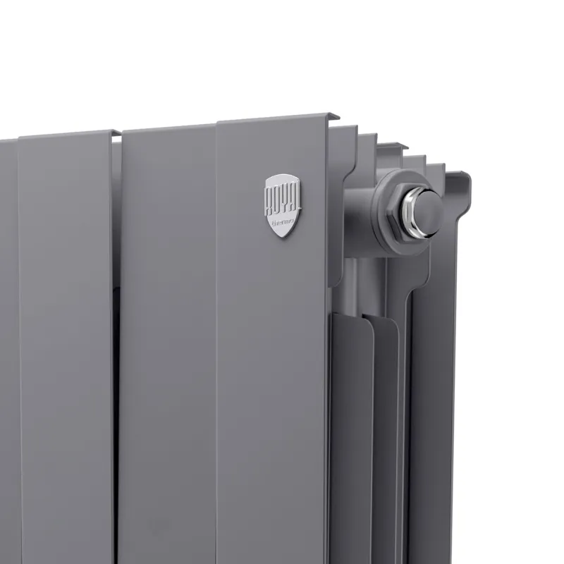 ROYAL THERMO PianoForte 500 Արծաթագույն 10 մասնաբաժին Բիմետալային ռադիատոր 4