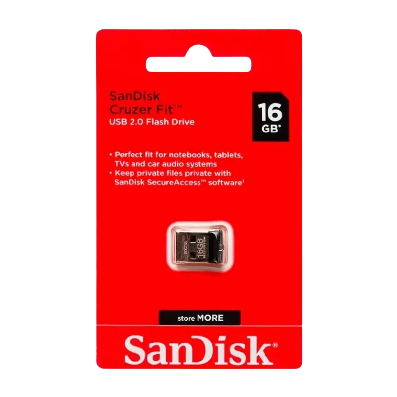 USB ՖԼԵՇ SANDISK CRUZER FIT 16GB