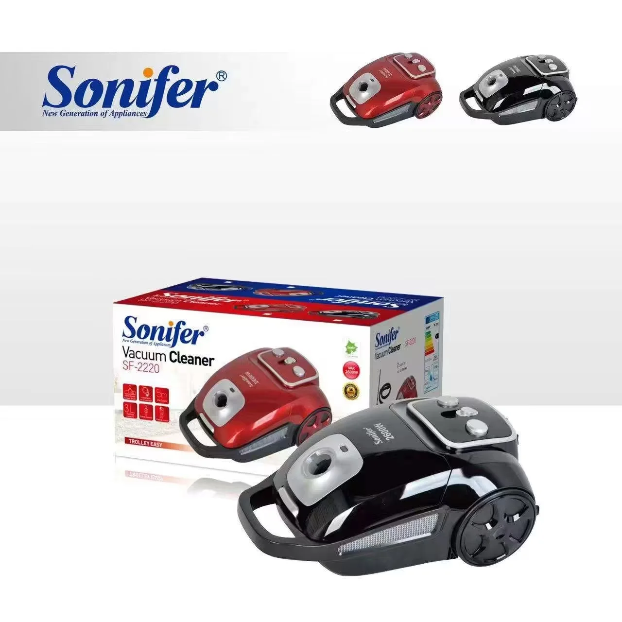 SONIFER SF-2220 ՓՈՇԵԿՈՒԼ ՊԱՐԿՈՎ Սև