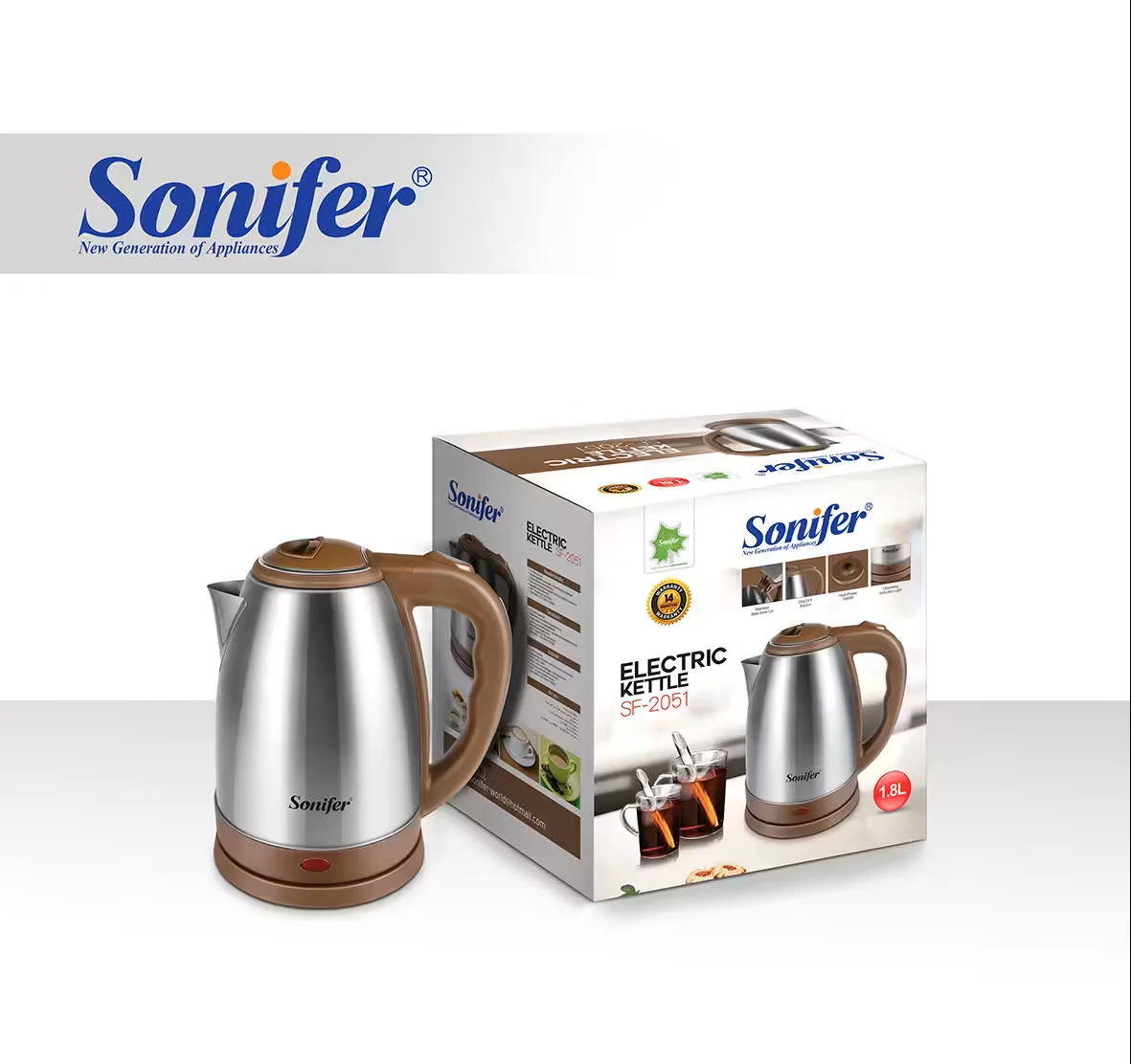 SONIFER SF-2051 ԹԵՅՆԻԿ ՇԱԳԱՆԱԿԱԳՈՒՅՆ 1.8Լ