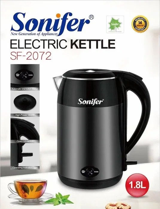 SONIFER SF-2072 ԹԵՅՆԻԿ ՍԵՎ 1.8Լ 3