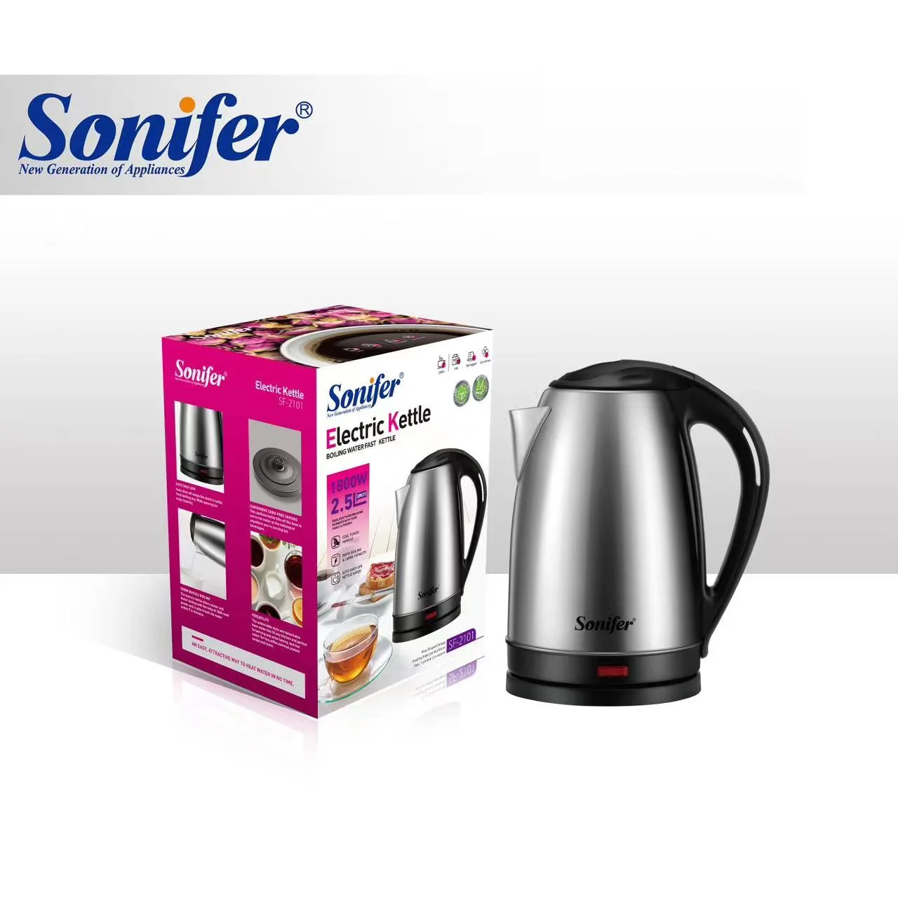 SONIFER SF-2101 Էլեկտրական թեյնիկ, 2.5լ