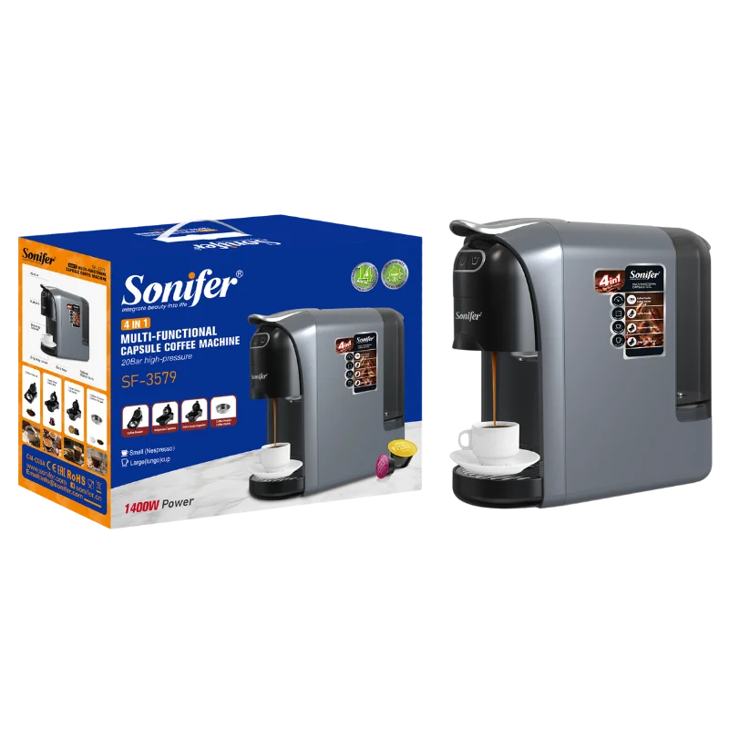 SONIFER SF-3579 Բազմաֆունկցիոնալ Կապսուլային Սրճեփ 4-ը 1-ում