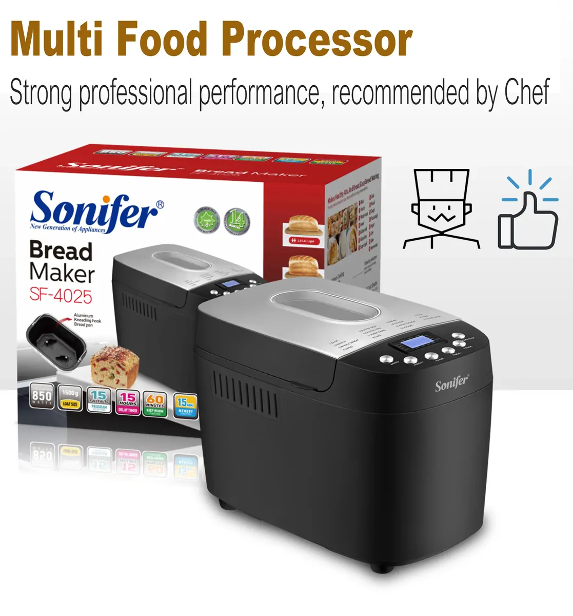 SONIFER SF-4025 ԷԼԵԿՏՐԱԿԱՆ ՀԱՑԹՈՒԽ