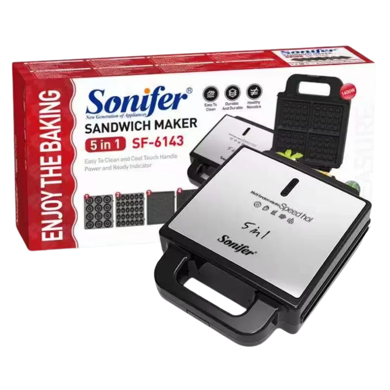 SONIFER SF-6143 Սենդվիչ պատրաստող սարք 5-ը 1-ում