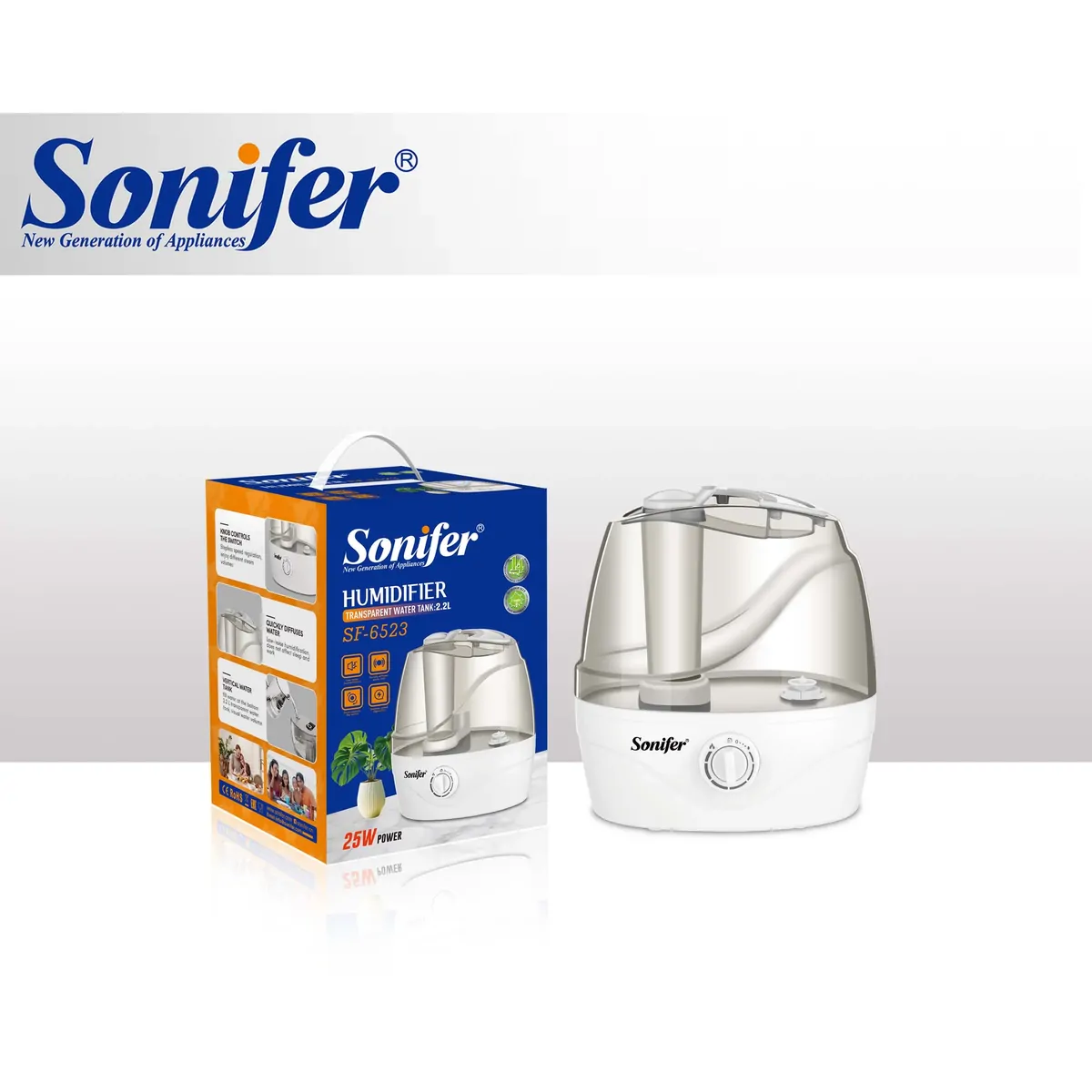 SONIFER SF-6523 Օդի Խոնավացուցիչ