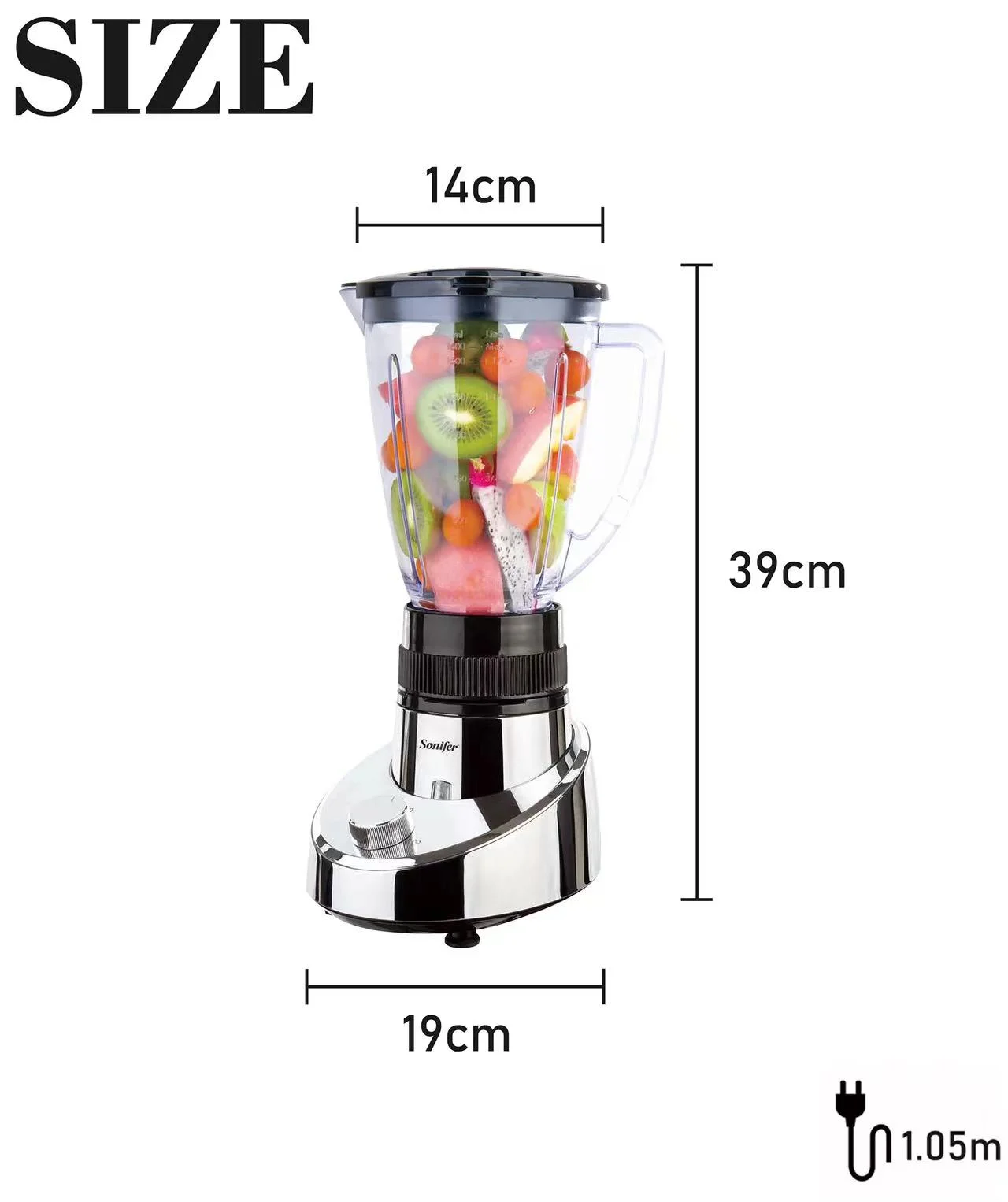 SONIFER SF-8016 Բլենդեր 3-ը 1-ում 3