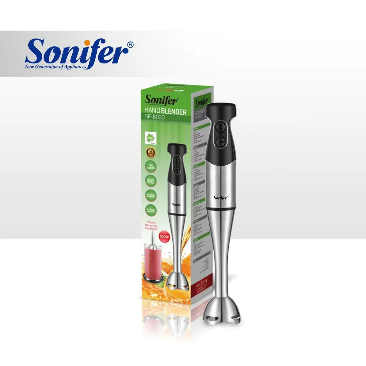 SONIFER SF-8030 Ձեռքի Բլենդեր Սև