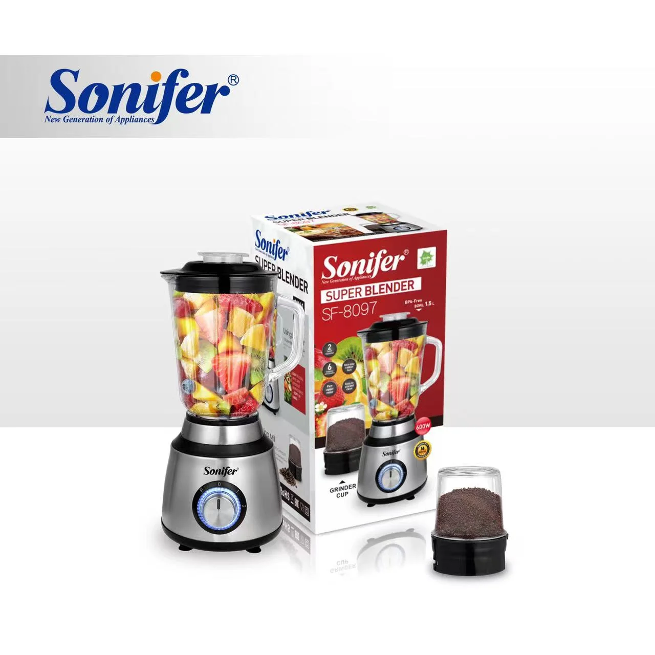 SONIFER SF-8097 Բլենդեր (Սև)