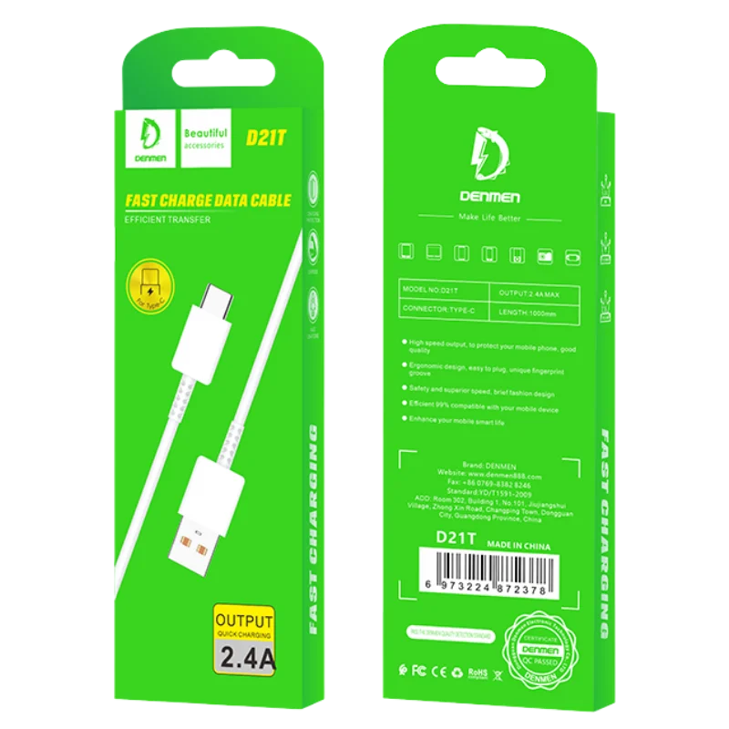VDENMENV USB D21T Type-C Սպիտակ