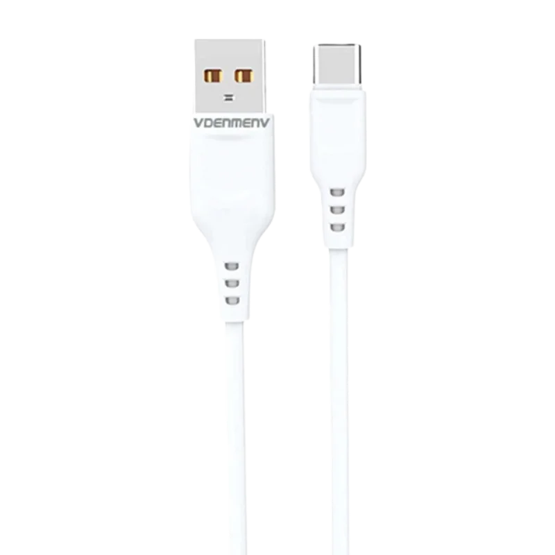 VDENMENV USB D23T Type-C Սպիտակ 2M 2