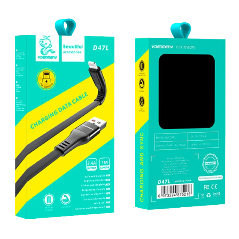 VDENMENV USB D47L Ios Սև