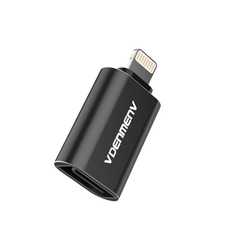 VDENMENV DU16 iOS-ից USB 3.0 Հաբ Սև 2