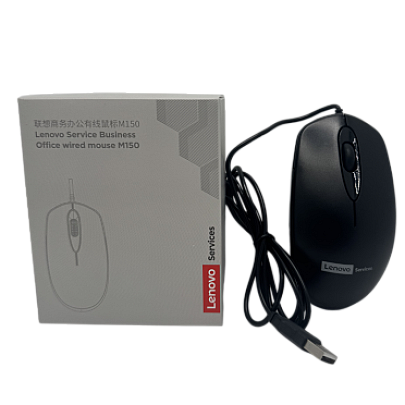 Lenovo M150 Լարային օպտիկական մկնիկ (Սև)