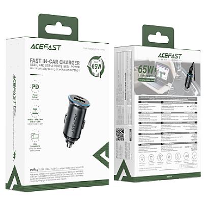 ACEFAST B15 Մեքենայի լիցքավորիչ, Մոխրագույն